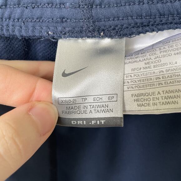 Nike Vintage Dri Fit Joggers Navy Womens Size‎ XS (0-2) - Picture 2 of 8